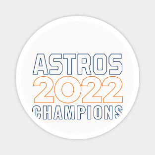 Houston Astroooos 15 champs Magnet